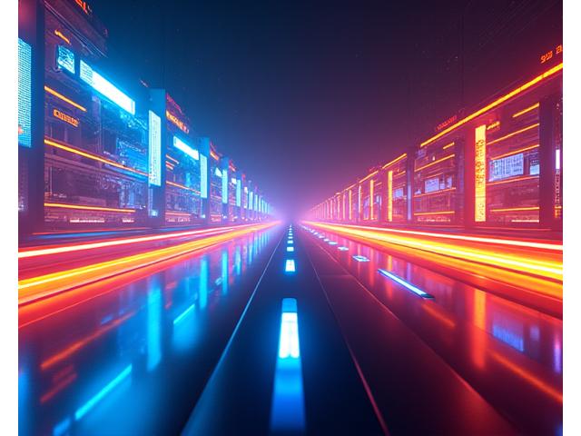 A vibrant art piece reflecting the energy of electronic dance music, with abstract shapes and neon lights.