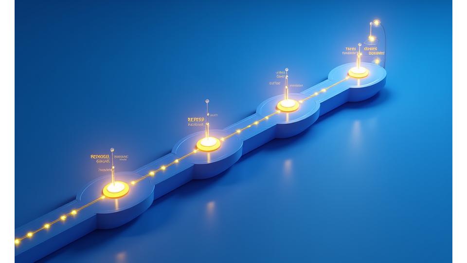 Infographic displaying a clear strategic roadmap with prioritized tasks and timelines for festival improvement