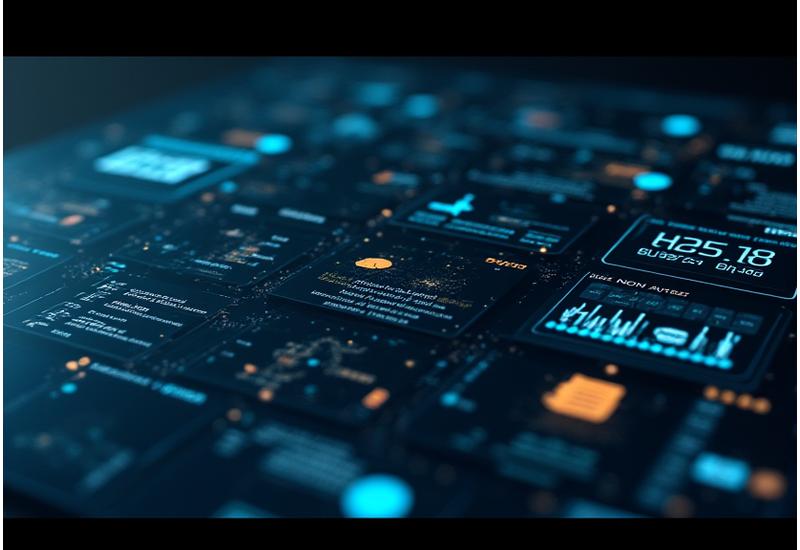 A digital dashboard displaying real-time carbon footprint data for a festival, showing reductions in emissions, transportation impact, and offsets purchased.